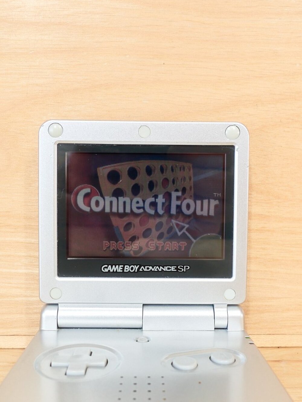 Nintendo Game Boy Advance SP AGS-001 Silver Handheld Game Console